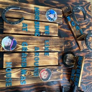 Customized wood signs. You pick style